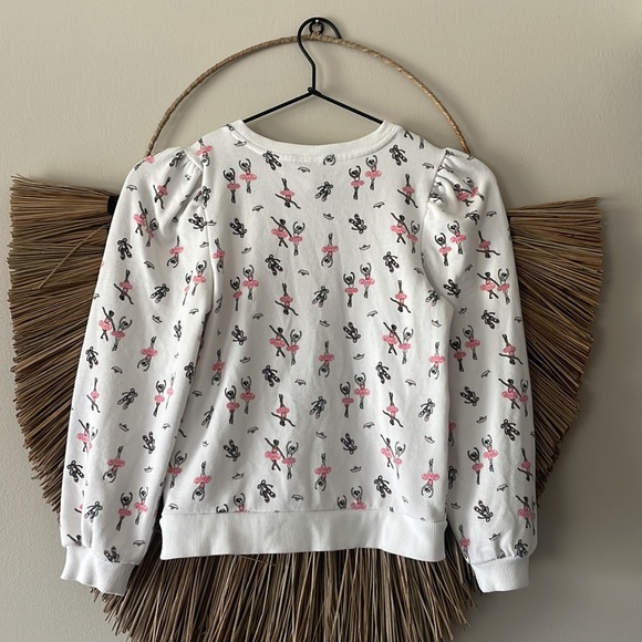 Janie and Jack Ballerina Print Sweatshirt - Picture 5 of 7